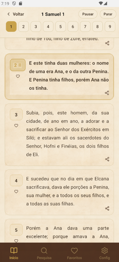 Bíblia Áudio/Book - Busca